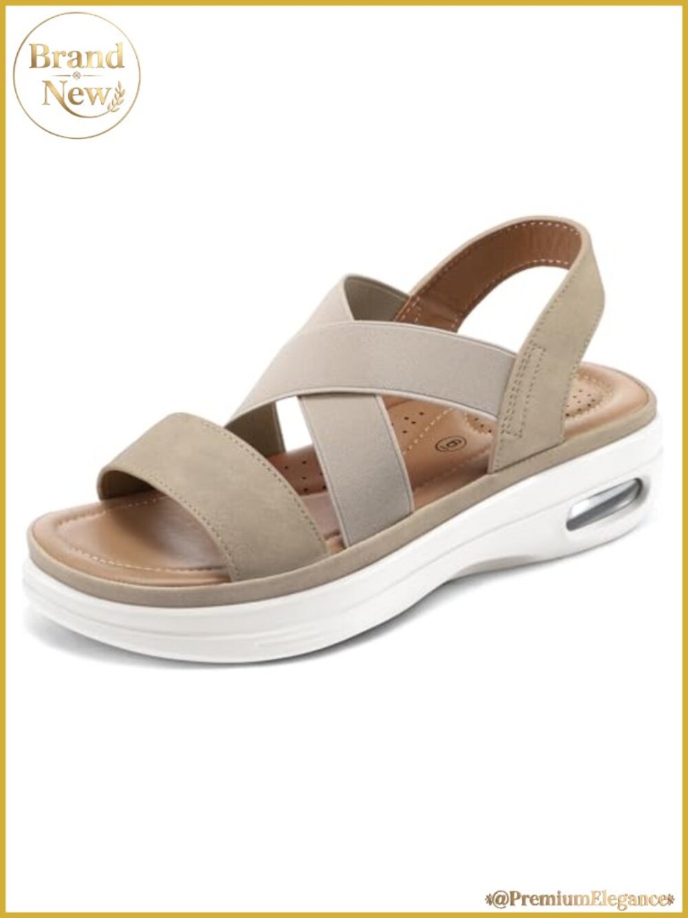 Comfortable Walking Sandals Air Cushion Platform Sport Sandals Slip Resistant